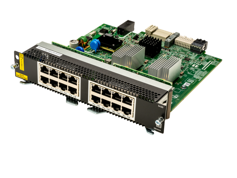 Aruba S0U66A | Aruba CX 5420 16-Port Smart Rate 1G/2.5G/5G Class6 PoE Module