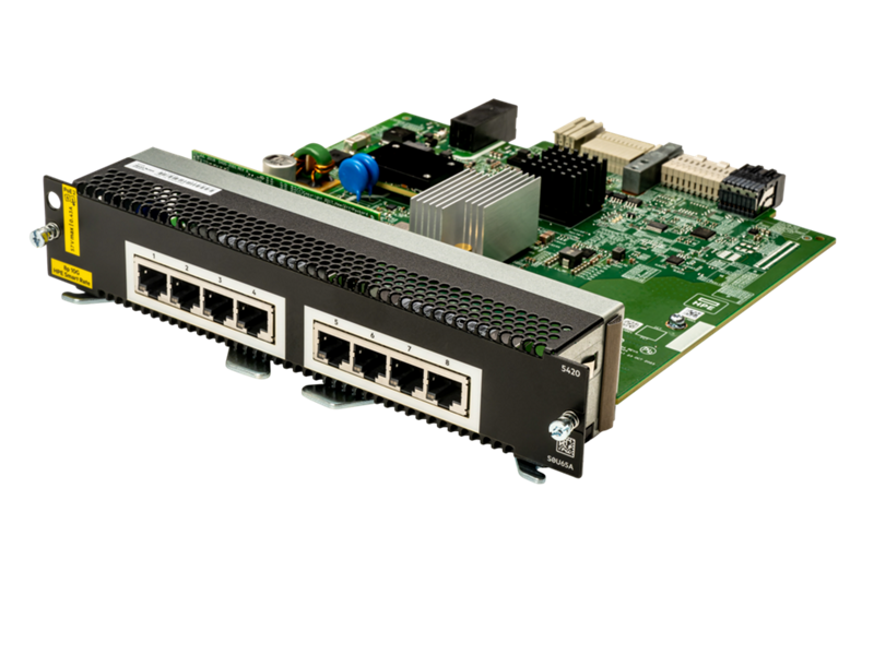 Aruba S0U65A | CX 5420 8-Port Smart Rate 1G/2.5G/5G/10G Class8 PoE Module