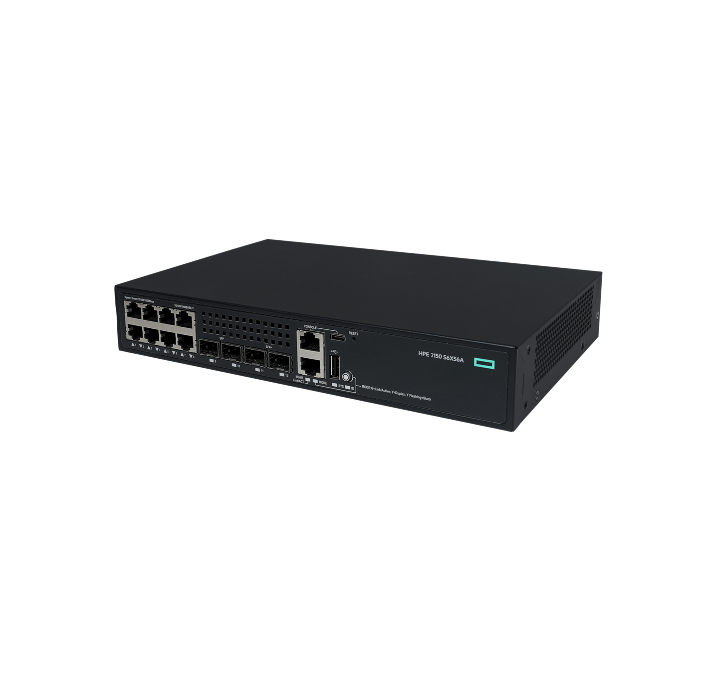 HPE S6X56A | Aruba CW 2150 8-Port Gigabit + 2x SFP + 2x SFP+ 10G Switch