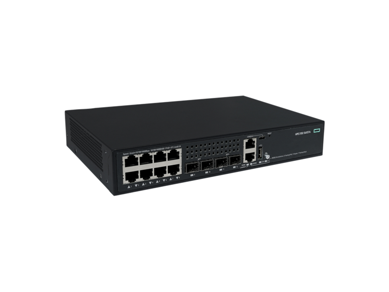 HPE S6X57A | CW 2150 8-Port Gigabit PoE+ Switch, 125W, 2x SFP + 2x SFP+ 10G
