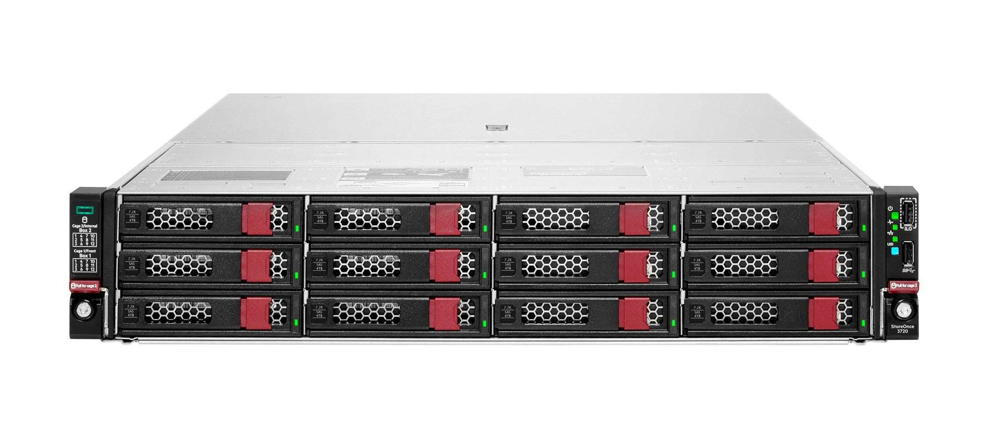 HPE S4P72A StoreOnce 3720 black red DL380 Gen10 server rack