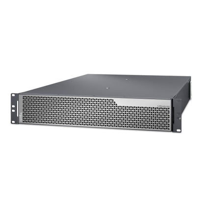 APC SRTL180RM2UBP black metal server rack with perforated front panel