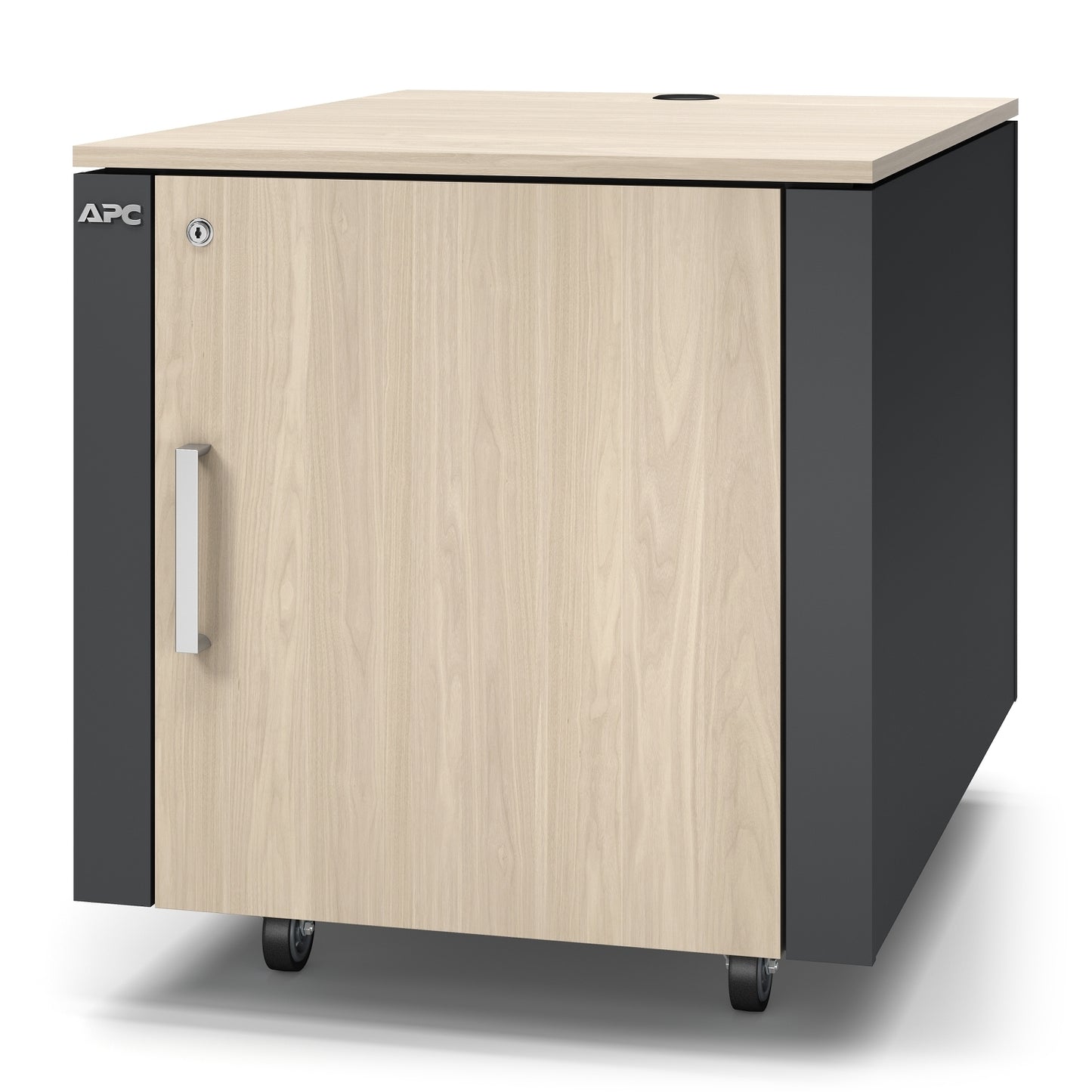 APC AR4000MVA | NetShelter CX Mini 12U Freestanding Rack, Oak Finish