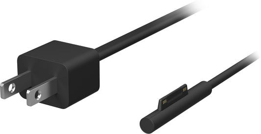 Microsoft W8Z-00011 | Surface 65W Power Supply, Black, Compact Design for Travel