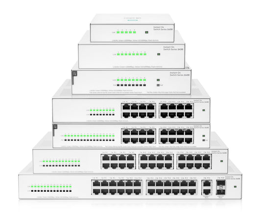Aruba Instant On R8R50A | Instant On 1430 26G 2SFP Unmanaged Gigabit Switch