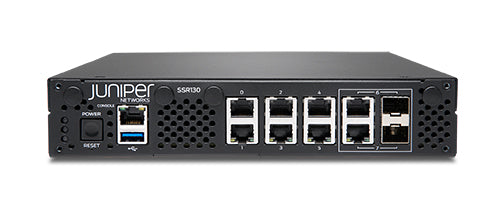 JUNIPER SSR130-AA | Enterprise Router with LTE for APAC, 16GB RAM, 120GB SSD, 2x1G Combo RJ45 SFP, 6x1G RJ45