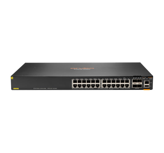 Aruba JL666A#ABG | 24-Port 1GbE PoE, 4 SFP56, L3 Managed Switch, Aruba 6300F