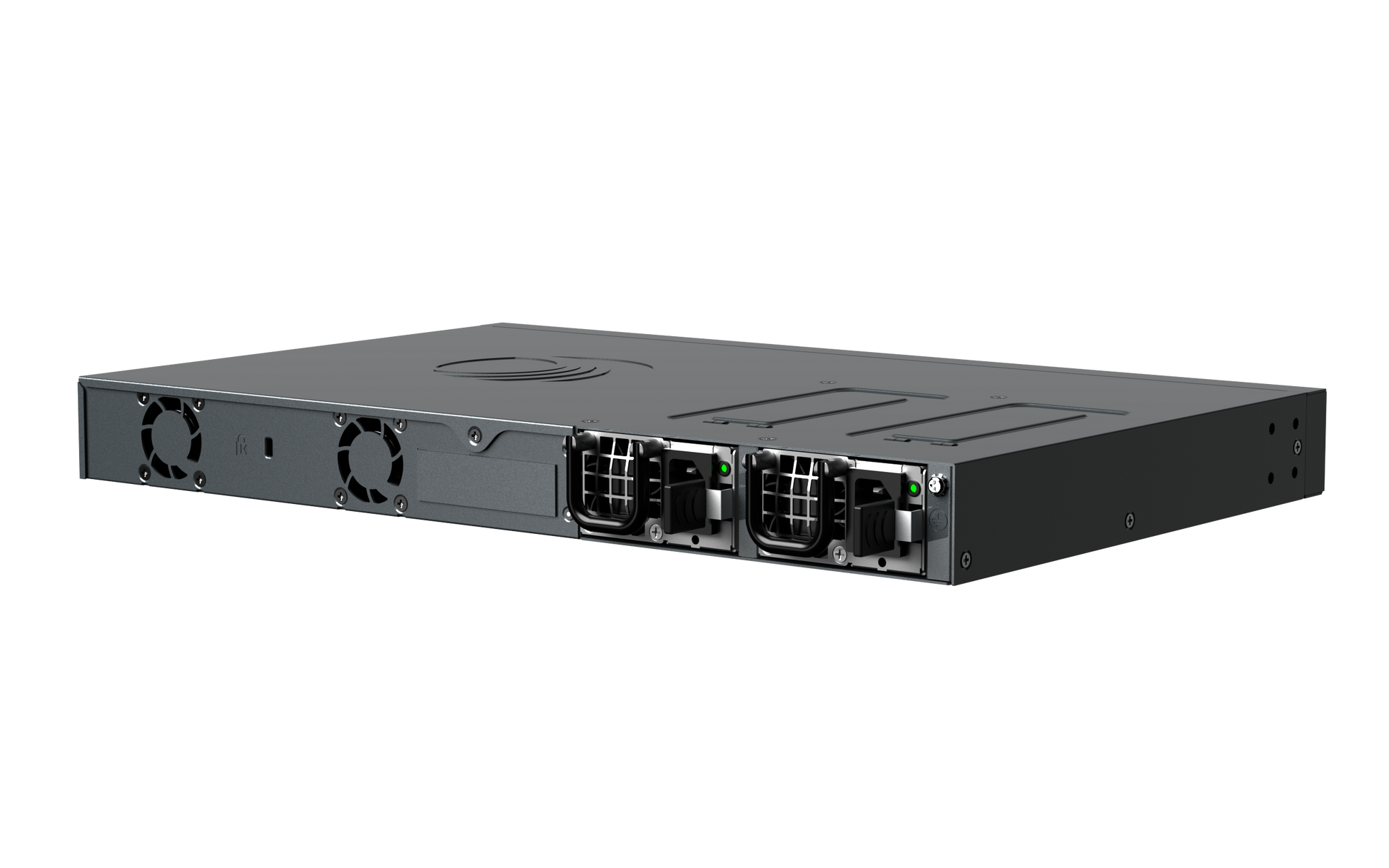 Cambium cnMatrix EX3028R-P black metal server rack with front ports and fans
