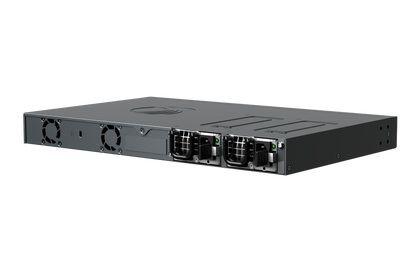 Cambium cnMatrix EX3028R-P black metal server rack with front ports and fans