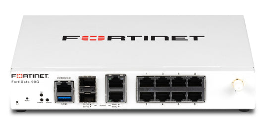 Fortinet FG-91G | FortiGate 90G Series Firewall, 8 x 1GbE, 2 x 10GbE RJ45/SFP+, 120GB SSD