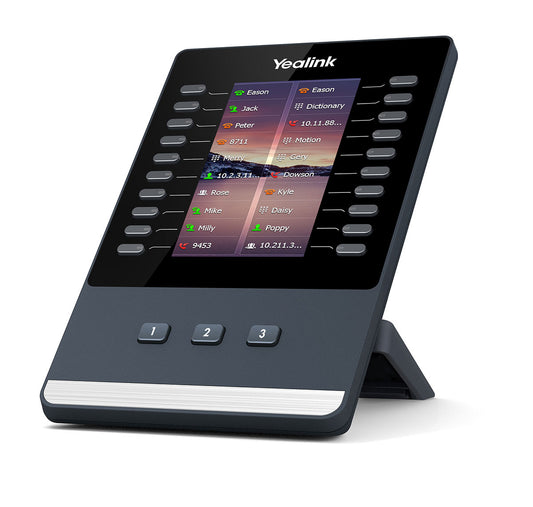 Yealink EXP43 | IP Add-On Module, 23 Programmable Buttons, Black/Grey