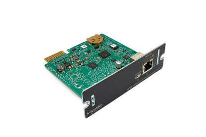 APC AP9640 NMC3 network card with green PCB and black bracket