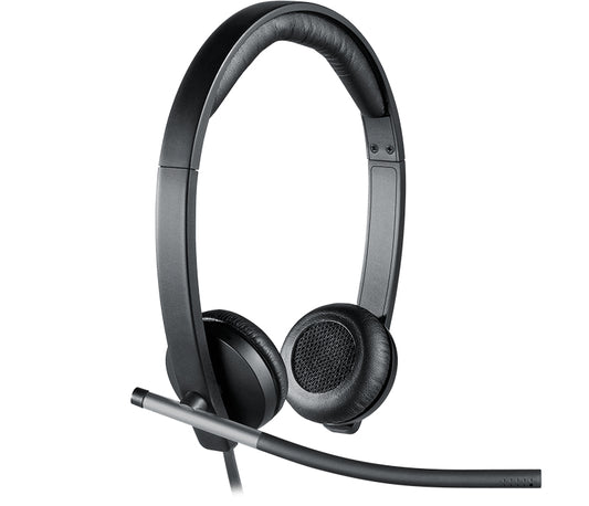 Logitech 981-000545 | Wired Headset, Office/Call Center, Black/Silver, Comfortable Design