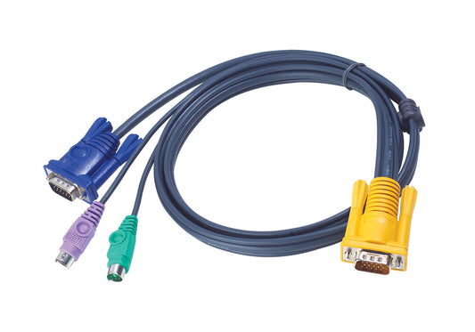 ATEN 2L-5203P | 2L Series KVM Cable, 3m - VGA + PS/2 to SPHD-15