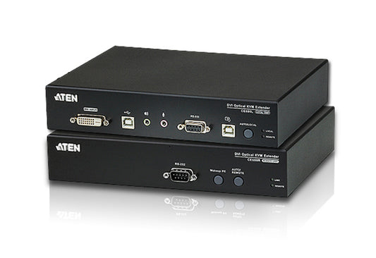 ATEN CE690-AT-U | CE690 DVI USB Optical KVM Extender, 1920 x 1200, up to 20 km