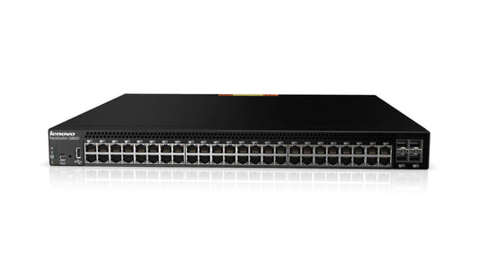 Lenovo 7159G52 | G8052 Managed L2/L3 Gigabit Ethernet Switch, 48 x 1GbE Ports, 4 x 10GbE SFP+ Uplinks, 1U