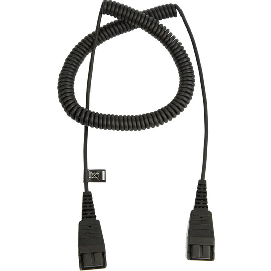 Jabra 8730-009 | 0.5m QD Audio Cable, Black, Quick Disconnect Extension