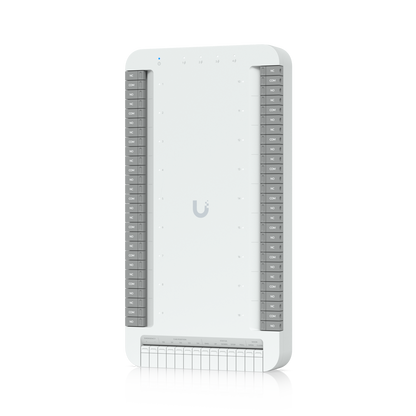 White ubnt uplink wireless access point with gray port labels and sleek design for ubiquiti ua-g3-sk-elevator starter kit