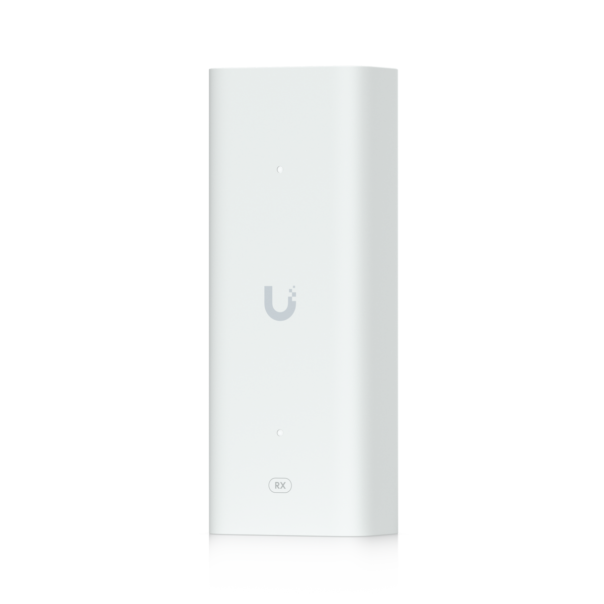 White rectangular wireless access point with minimalist design and u by ubiquiti logo in ubiquiti ua-g3-sk-elevator kit