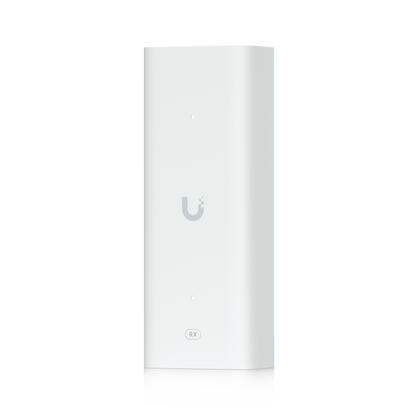 White rectangular wireless access point with minimalist design and u by ubiquiti logo in ubiquiti ua-g3-sk-elevator kit