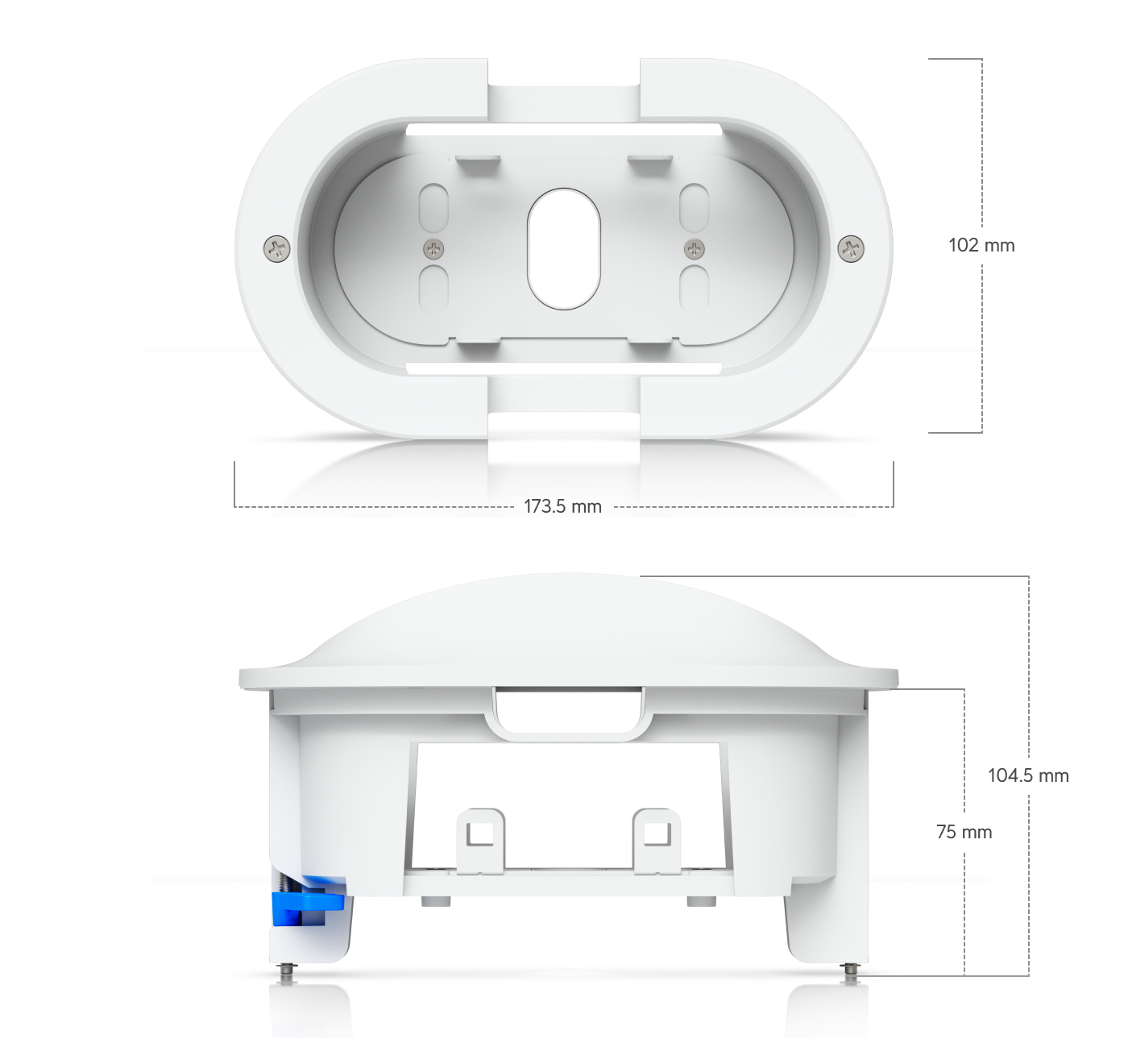 Ubiquiti UACC-G6-180-FM-W | UniFi G6 180 Flush Mount Camera Accessory, Recessed Ceiling, White