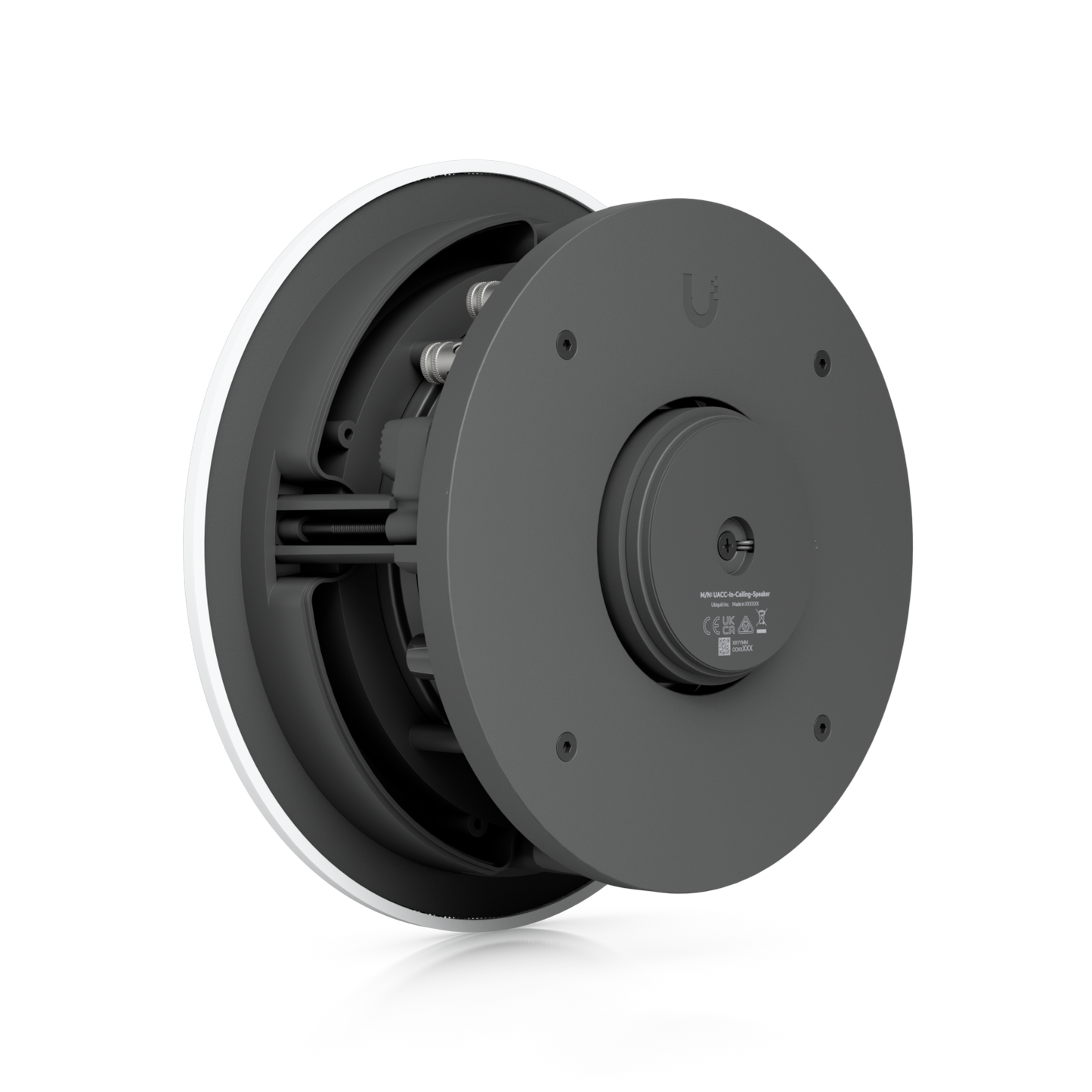 Ubiquiti UACC-IN-CEILING-SPEAKER | UniFi 6.5in 2-Way In-Ceiling Speaker, Wired, White/Black