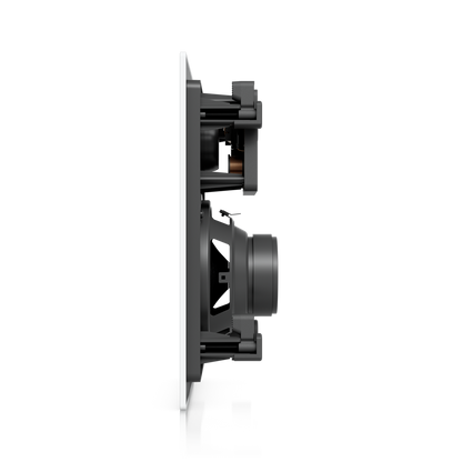 Ubiquiti uacc in wall speaker black and white inlay with sleek modern design 6.5 inch 2 way 130w 8 ohm