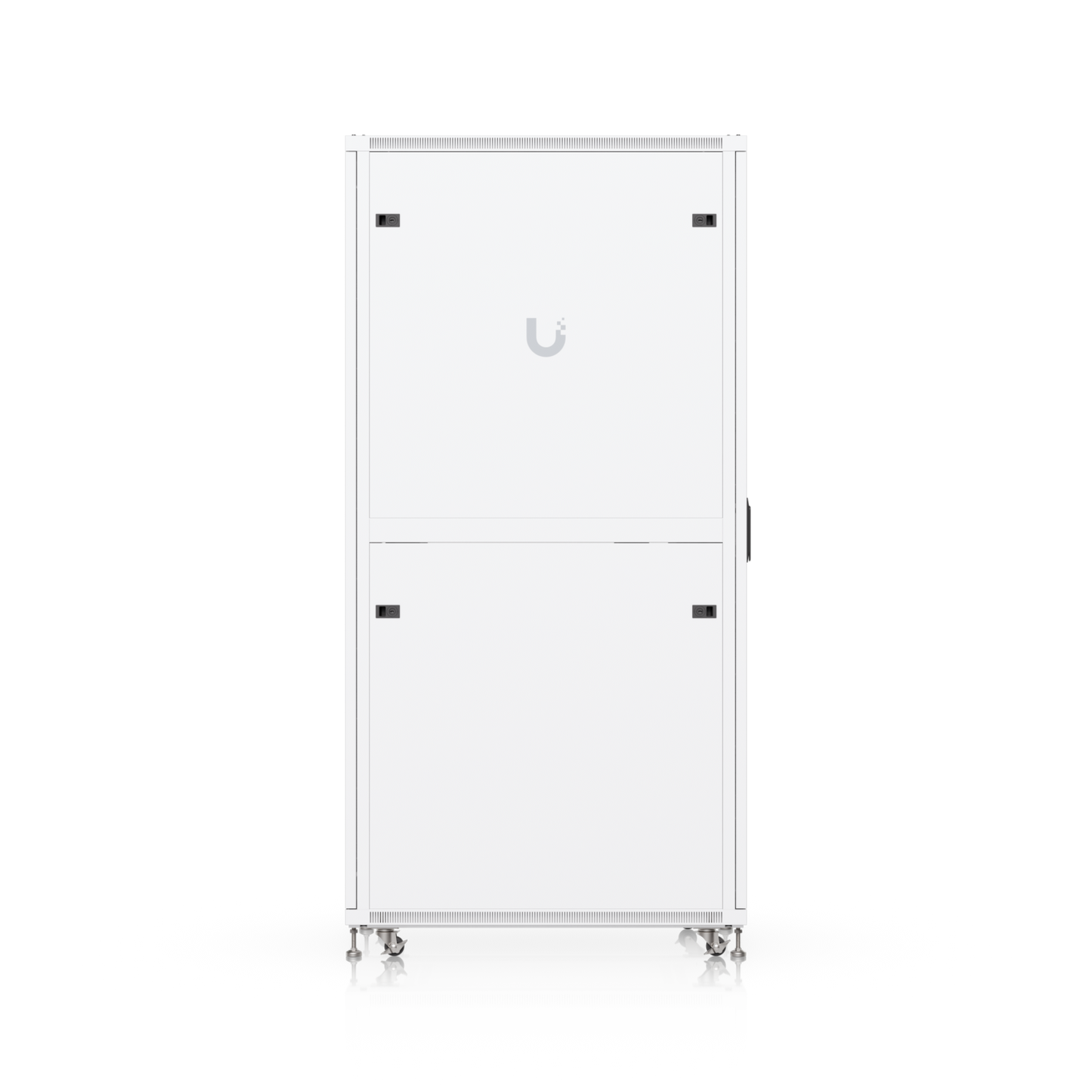 White uplink rack server unit with sleek minimalist design and metallic feet for ubiquiti uacc rack 42u cabinet