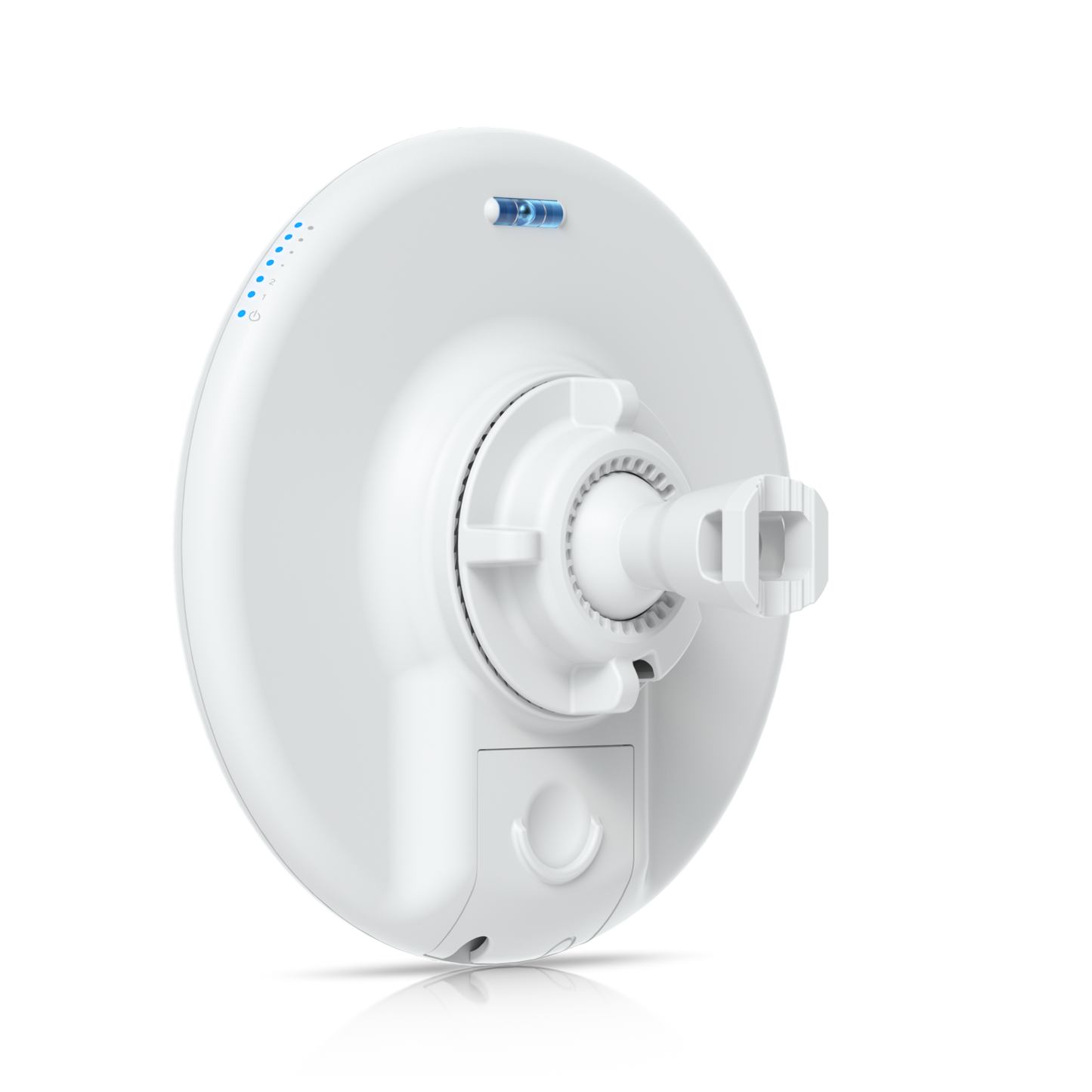 Ubiquiti UniFi UDB-Pro-AU white circular wireless access point with blue LEDs