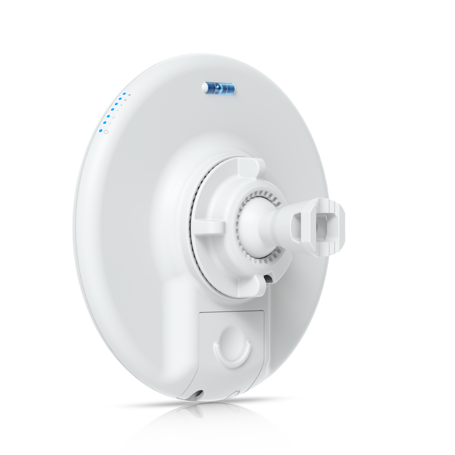 Ubiquiti UniFi UDB-Pro-AU white circular wireless access point with blue LEDs