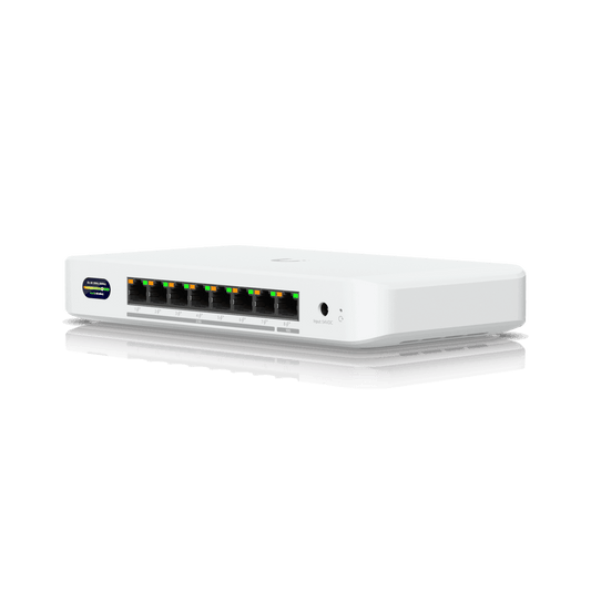 Ubiquiti UDB-SWITCH | UniFi UDB Compact PoE+ Switch, 7 x 2.5GbE, 1 x 10GbE