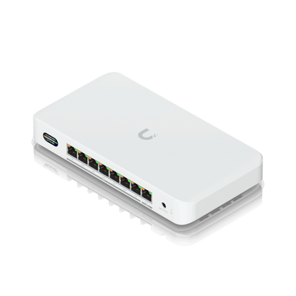Ubiquiti UDB-SWITCH | UniFi UDB Compact PoE+ Switch, 7 x 2.5GbE, 1 x 10GbE