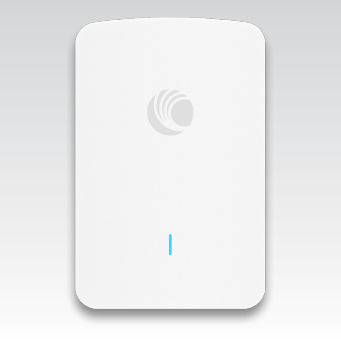 Cambium Networks XV2-22H Wi-Fi 6 white PoE access point with blue light