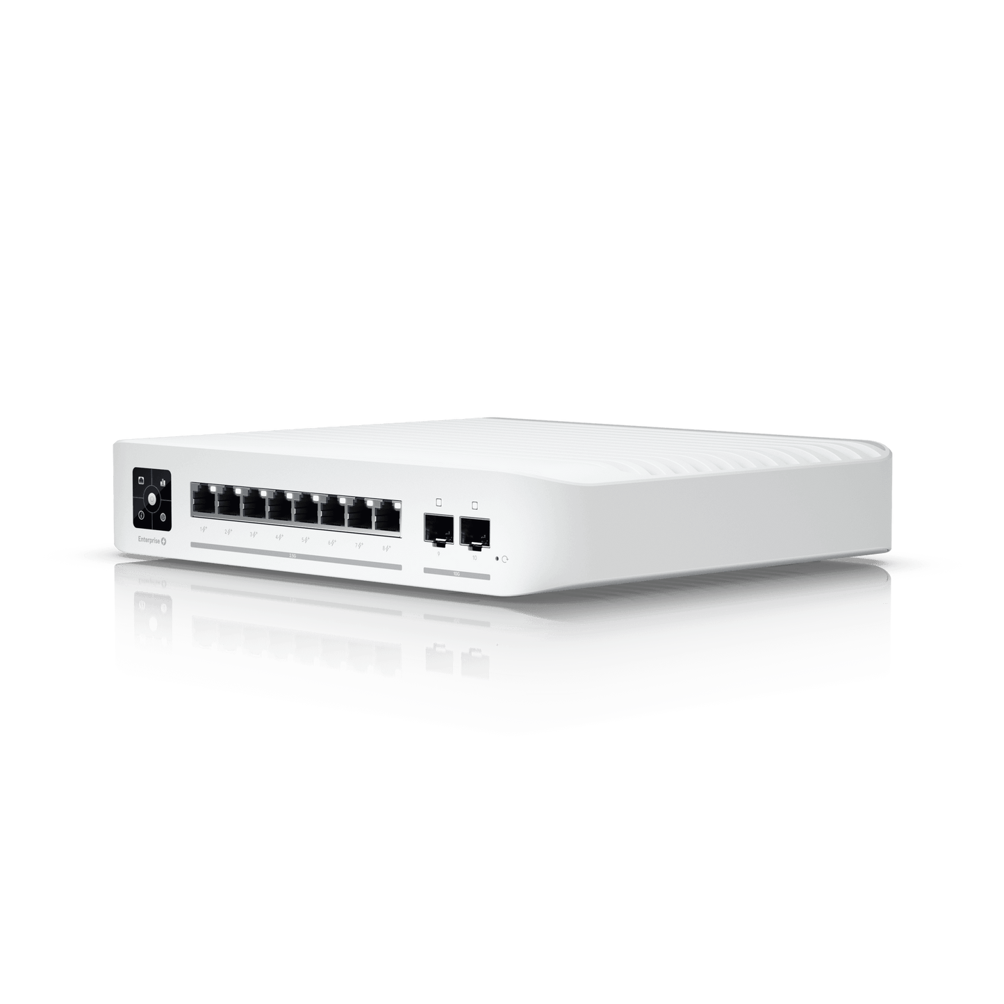 Ubiquiti USW-ENT-8-POE | RJ45 8-Port 2.5GbE PoE+ Switch, 2x10G SFP+, 120W, Layer 3