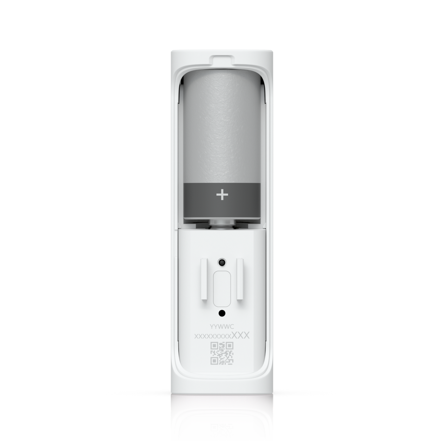 White yi smart doorbell with gray lens and sleek design featured in ubiquiti usl-entry-us unifi superlink sensor product
