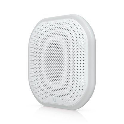 Ubiquiti USL-SIREN UniFi Protect white octagonal mesh siren with LED 110dB IP56 battery DC power design
