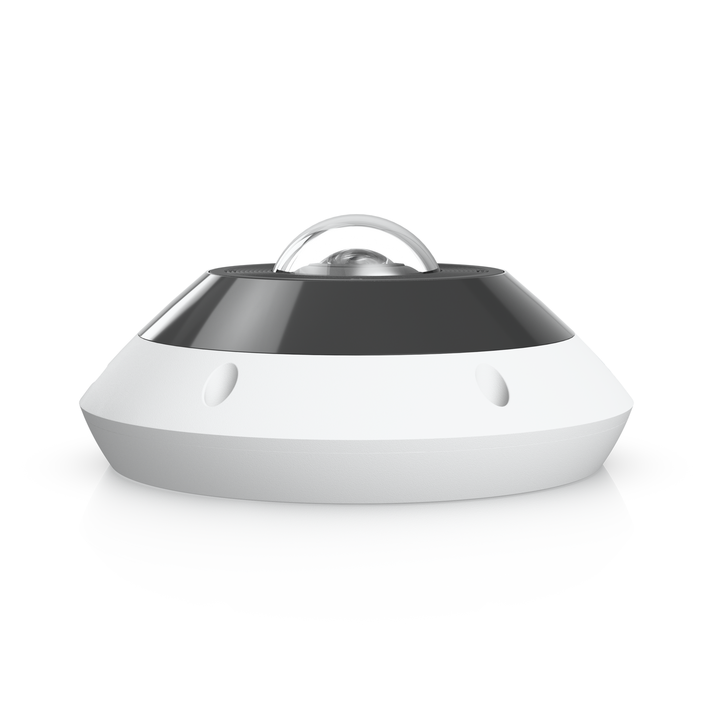 Ubiquiti G6 Pro 360 white black dome security camera with silver lens