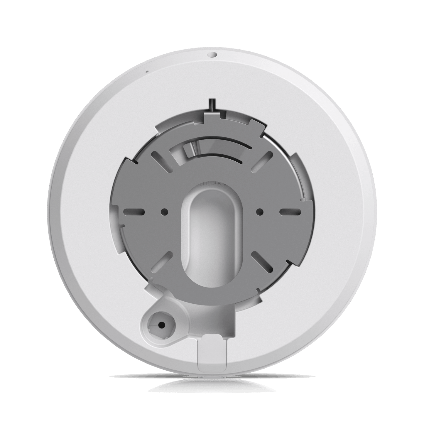 Ubiquiti UniFi Protect G6 Pro Dome white camera mount with gray mechanism
