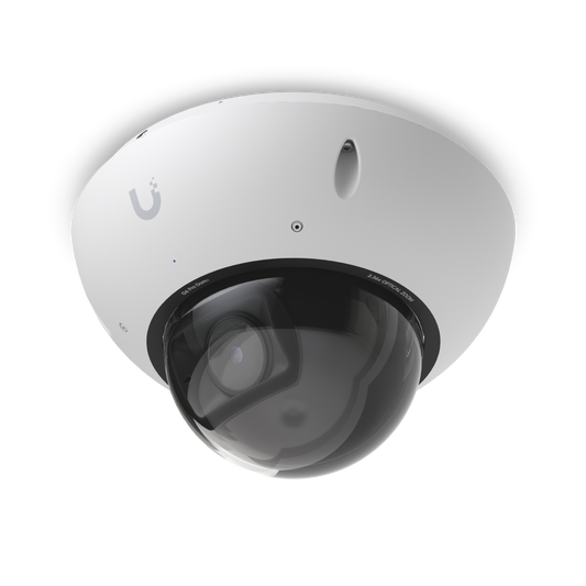 Ubiquiti UniFi Protect G6 Pro Dome white 4K AI camera with zoom lens