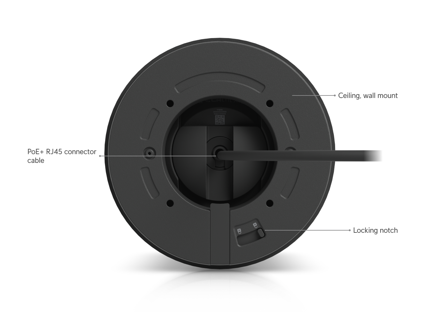 Ubiquiti UVC-G6-Pro-Turret-B | UniFi Protect G6 Pro Turret 4K Zoom Camera, PoE (Black)