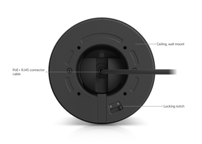 Ubiquiti UVC-G6-Pro-Turret-B | UniFi Protect G6 Pro Turret 4K Zoom Camera, PoE (Black)