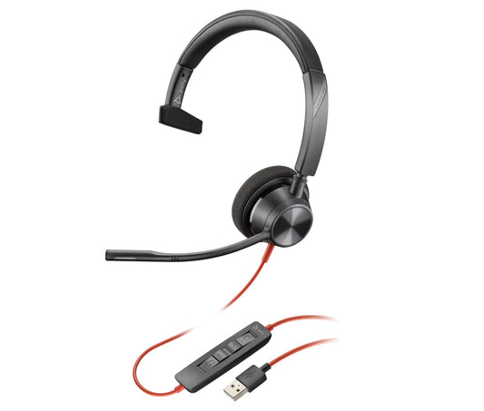 Poly 80R98AA | Blackwire 5210 Monaural USB-A Headset