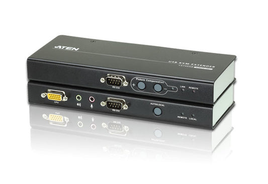 ATEN CE750A-AT-U | CE750A KVM Extender Kit, USB + VGA + Audio over Cat 5e/6, up to 200 m