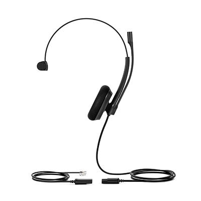 Yealink YHS34L-MONO | YHS34 Wired Headset, Mono, Lightweight Design