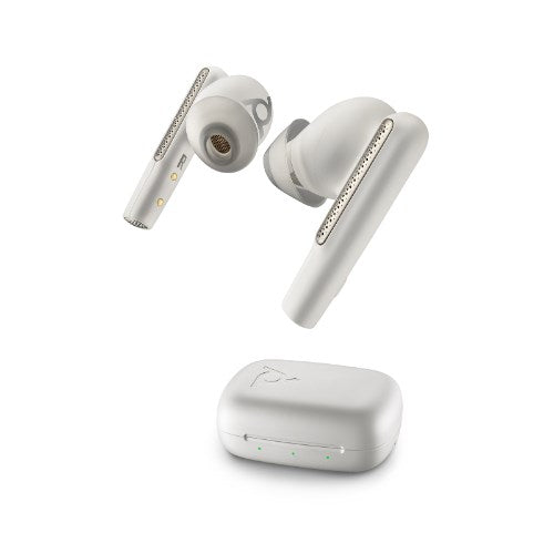 Poly 7Y8L3AA | Voyager Free 60 UC Wireless Headset, BT700 USB-A, White