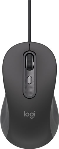 LOGITECH 910-007512 | M520 Wired Mouse, USB-C, Ambidextrous, Silent, Graphite, 2YR WTY