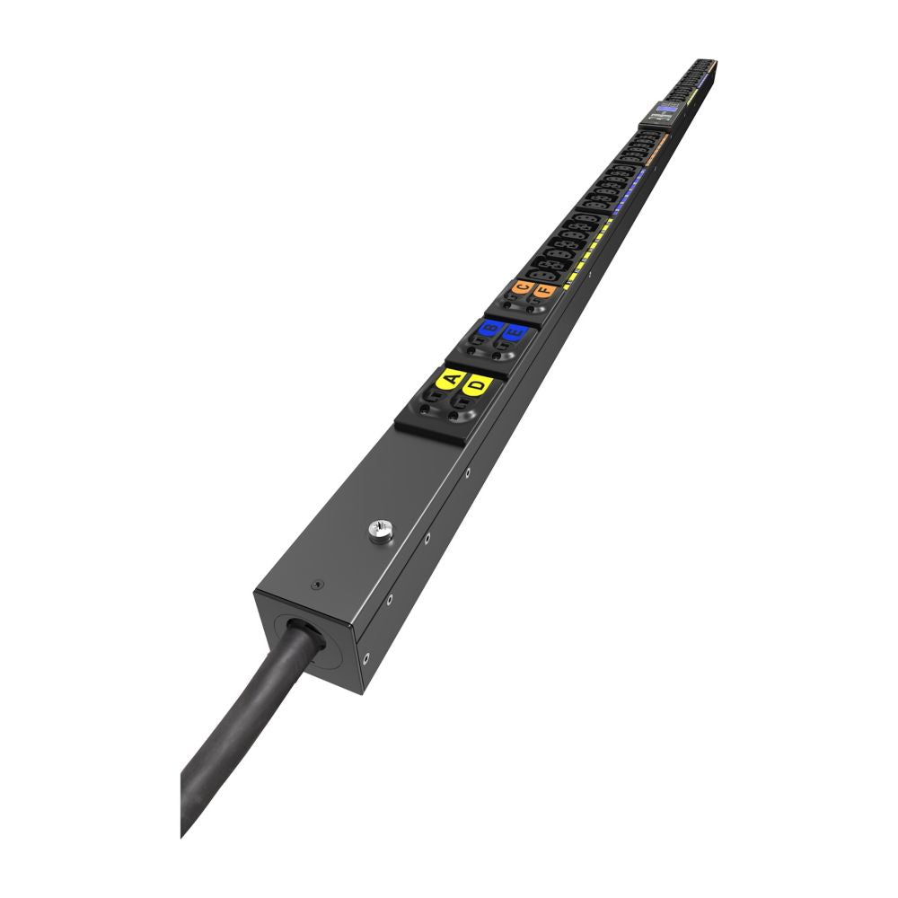 Eaton EVMIF332X PDU with 42 outlets, colored switches, 3-phase 32A