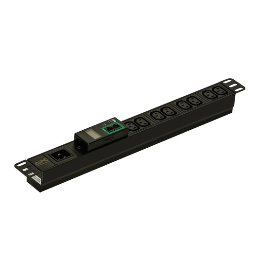 APC EPDU1016M | 1U Easy Metered Rack PDU, 3.7kW, 230V, 16A, 8 C13 Outlets, IEC60320 C20 Inlet, 1 Phase