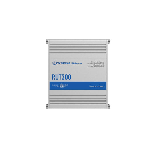 Teltonika RUT300000300 | RUT300 Series 5 x Fast Ethernet Ports, 2 Configurable Digital I/Os, 1 USB Port