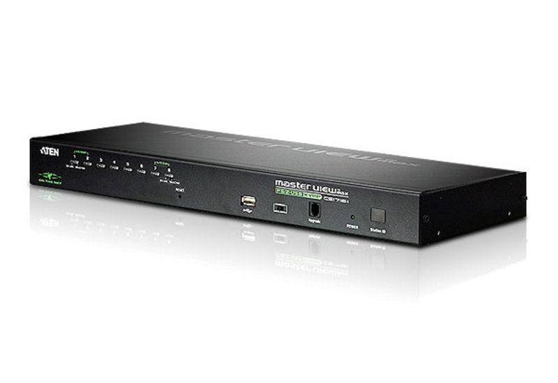 ATEN CS1708I-AT-U | CS1708I KVM over IP, 8 x VGA Ports, USB/PS/2, USB 2.0 Hub